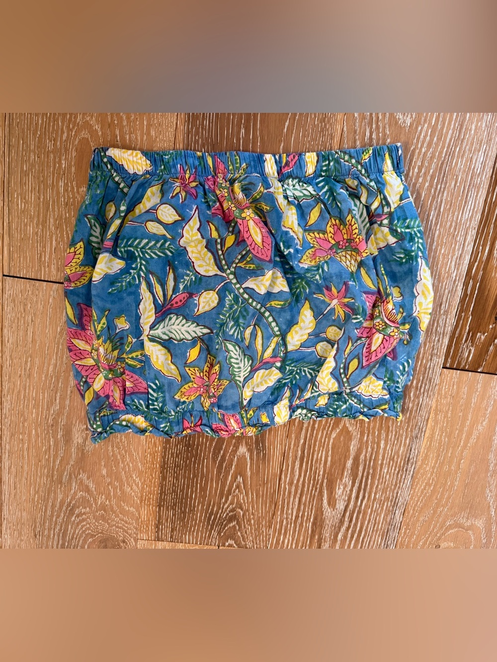 STARK X Linen Tube Top Floral Tropical Print – Size Small - Picture 4 of 7